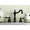 Kingston Brass KS1975AL 8" Widespread Bathroom Faucet, Oil Rubbed Bronze KS1975AL - alternate 3
